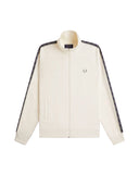 Fred Perry Ανδρική Ζακέτα Contrast Tape Track Jacket J5557-170 Εκρού
