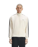 Fred Perry Ανδρική Ζακέτα Contrast Tape Track Jacket J5557-170 Εκρού