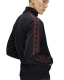 Fred Perry Ανδρική Ζακέτα Contrast Tape Track Jacket J5557-220 Μαύρο