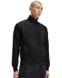 Fred Perry Ανδρική Ζακέτα Contrast Tape Track Jacket J5557-220 Μαύρο
