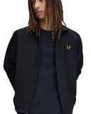 Fred Perry Ανδρική Ζακέτα Contrast Tape Track Jacket J5557-248 Μπλε