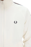 Fred Perry Ανδρική Ζακέτα Contrast Tape Track Jacket J5557-42A Εκρού