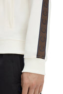 Fred Perry Ανδρική Ζακέτα Contrast Tape Track Jacket J5557-42A Εκρού