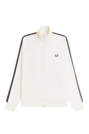 Fred Perry Ανδρική Ζακέτα Contrast Tape Track Jacket J5557-42A Εκρού