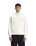 Fred Perry Ανδρική Ζακέτα Contrast Tape Track Jacket J5557-42A Εκρού
