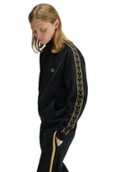 Fred Perry Ανδρική Ζακέτα Contrast Tape Track Jacket J5557-90A Μαύρο