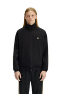 Fred Perry Ανδρική Ζακέτα Contrast Tape Track Jacket J5557-90A Μαύρο