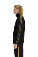 Fred Perry Ανδρική Ζακέτα Contrast Tape Track Jacket J5557-90A Μαύρο