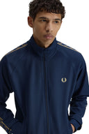Fred Perry Ανδρική Ζακέτα Contrast Tape Track Jacket J5557-91A Μπλε