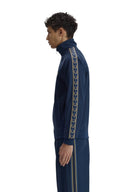 Fred Perry Ανδρική Ζακέτα Contrast Tape Track Jacket J5557-91A Μπλε