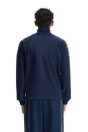 Fred Perry Ανδρική Ζακέτα Contrast Tape Track Jacket J5557-91A Μπλε