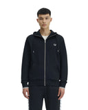 Fred Perry Ανδρική Ζακέτα Με Κουκούλα Hooded Zip  J7536-198 Μαύρο