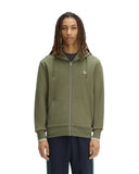 Fred Perry Ανδρική Ζακέτα Με Κουκούλα Hooded Zip J7536-87B Πράσινο