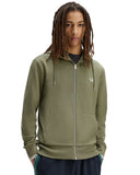 Fred Perry Ανδρική Ζακέτα Με Κουκούλα Hooded Zip J7536-87B Πράσινο