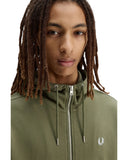 Fred Perry Ανδρική Ζακέτα Με Κουκούλα Hooded Zip J7536-87B Πράσινο