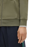 Fred Perry Ανδρική Ζακέτα Με Κουκούλα Hooded Zip J7536-87B Πράσινο