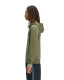 Fred Perry Ανδρική Ζακέτα Με Κουκούλα Hooded Zip J7536-87B Πράσινο