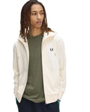 Fred Perry Ανδρική Ζακέτα Με Κουκούλα Hooded Zip J7536-94B Εκρού