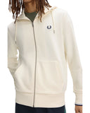 Fred Perry Ανδρική Ζακέτα Με Κουκούλα Hooded Zip J7536-94B Εκρού