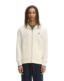 Fred Perry Ανδρική Ζακέτα Με Κουκούλα Hooded Zip J7536-94B Εκρού
