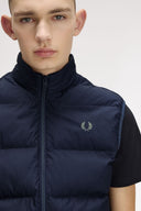 Fred Perry  Ανδρικό Γιλέκο Insulated Gilet J8522-738 Μπλε
