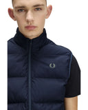 Fred Perry Ανδρικό Γιλέκο Insulated Gilet J8522-738 Μπλε