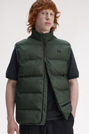 Fred Perry  Ανδρικό Γιλέκο Insulated Gilet J8522-X21 Πράσινο