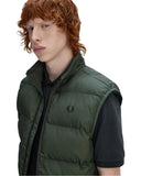 Fred Perry Ανδρικό Γιλέκο Insulated Gilet J8522-X21 Πράσινο