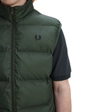 Fred Perry Ανδρικό Γιλέκο Insulated Gilet J8522-X21 Πράσινο