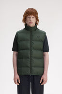 Fred Perry  Ανδρικό Γιλέκο Insulated Gilet J8522-X21 Πράσινο