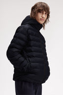 Fred Perry Ανδρικό Μπουφάν  Hooded Insulated Jacket J8553-184 Μαύρο