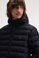 Fred Perry Ανδρικό Μπουφάν  Hooded Insulated Jacket J8553-184 Μαύρο