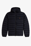 Fred Perry Ανδρικό Μπουφάν  Hooded Insulated Jacket J8553-184 Μαύρο