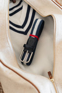 La Boucle Ανδρική Ζώνη Πλεκτή Bristol C20-010920 Dark Blue-White