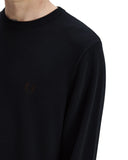 Fred Perry Ανδρικό Πλεκτό Βαμβακερό Pique Stitch Jumper K1309-421 Μπλε