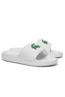 Lacoste Serve Sliders 1.0 Ανδρικές Παντόφλες 49CMA0021-082 WHT/GRN  Λευκό