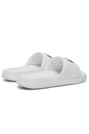 Lacoste Serve Sliders 1.0 Ανδρικές Παντόφλες 49CMA0021-082 WHT/GRN  Λευκό