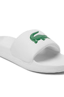 Lacoste Serve Sliders 1.0 Ανδρικές Παντόφλες 49CMA0021-082 WHT/GRN  Λευκό