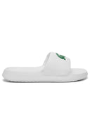 Lacoste Serve Sliders 1.0 Ανδρικές Παντόφλες 49CMA0021-082 WHT/GRN  Λευκό