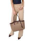 Guess Γυναικεία Τσάντα  Lindsey HWSG9749230-Latte Logo