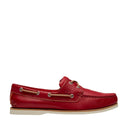 Timberland Ανδρικά Παπούτσια Δερμάτινα Ιστιοπλοικά Classic Boat 2 Eye TB0A4187A7W Κόκκινο