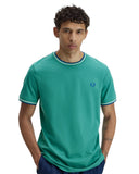 Fred Perry Ανδρική Μπλούζα Τ-Shirt Twin Tipped M1588-03B Πράσινο