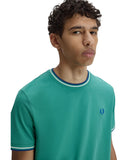 Fred Perry Ανδρική Μπλούζα Τ-Shirt Twin Tipped M1588-03B Πράσινο