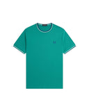 Fred Perry Ανδρική Μπλούζα Τ-Shirt Twin Tipped M1588-03B Πράσινο