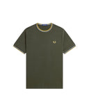 Fred Perry Ανδρική Μπλούζα Τ-Shirt Twin Tipped M1588-05B Πράσινο