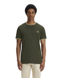 Fred Perry Ανδρική Μπλούζα Τ-Shirt Twin Tipped M1588-05B Πράσινο