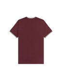 Fred Perry Ανδρική Μπλούζα Τ-Shirt Twin Tipped M1588-64A  Μπορντό