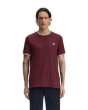 Fred Perry Ανδρική Μπλούζα Τ-Shirt Twin Tipped M1588-64A  Μπορντό