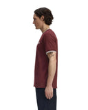 Fred Perry Ανδρική Μπλούζα Τ-Shirt Twin Tipped M1588-64A  Μπορντό