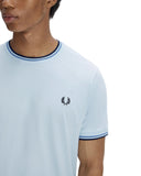 Fred Perry Ανδρική Μπλούζα  Τ-Shirt Twin Tipped M1588-96A Σιέλ